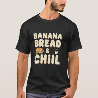 Camiseta Amante del pan de plátano entusiasta de la reposte