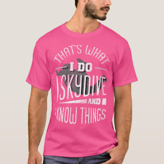 Camiseta Amante Del Paracaidismo Gracioso Para Mujeres Y Ho