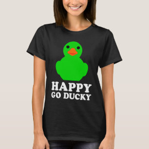 Camiseta Amante del pato de goma genial Lucky Ducky gracios