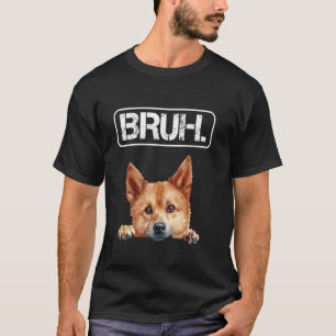 Camiseta Amante del perro divertido Finnish Spitz Bruh