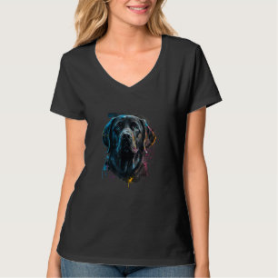 Camiseta Amante del perro labrador Lab Salpicadura de graff