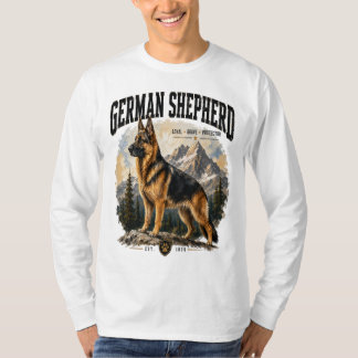 Camiseta Amante del perro pastor alemán vintage montaña sal