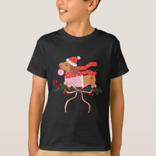 Camiseta Amante del perro salchicha vintage lindo de Navida