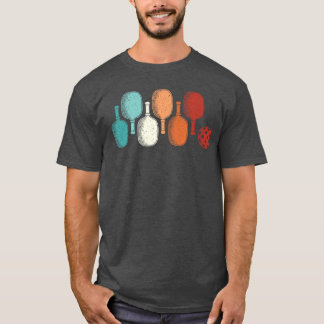 Camiseta Amante del Pickleball Retro Deporte de Paleta Pick
