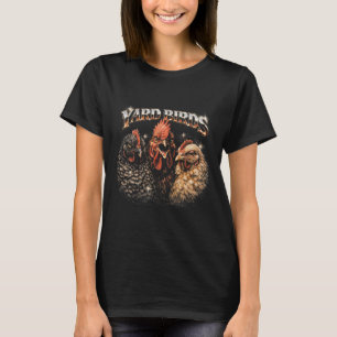Camiseta Amante del pollo de patio de los 80 Heavy-metal Ro