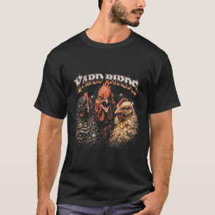Camiseta Amante del pollo del patio de los 80 Heavy-metal R