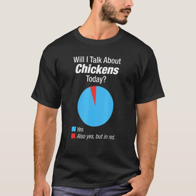 Camiseta Amante del pollo obsesionado (Anverso)