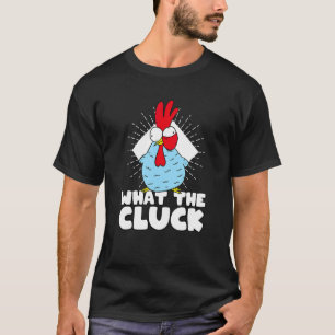 Camiseta Amante del pollo Qué gallina Pun de gallina Aves d