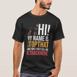 Camiseta Amante del propietario de los cachorros de perro