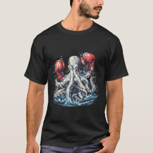 Camiseta Amante del pulpo boxeador criatura del mar océano 