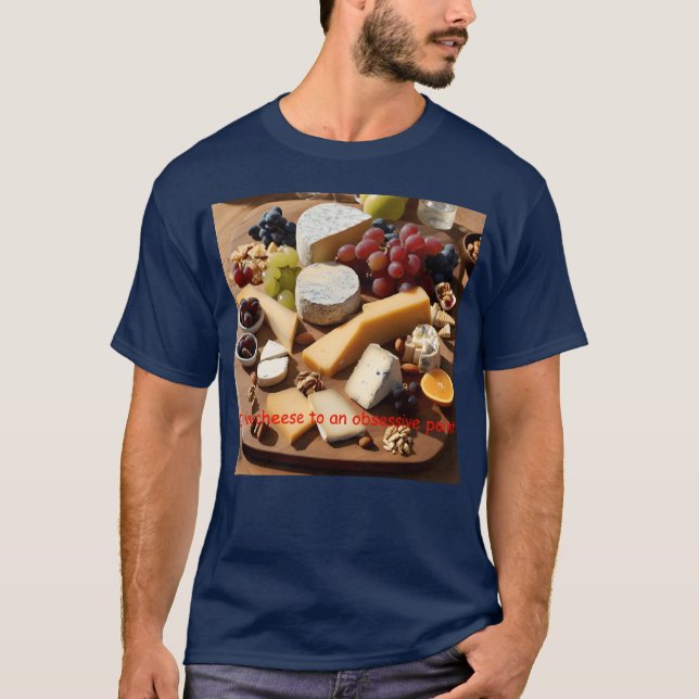 Camiseta amante del queso retro (Anverso)