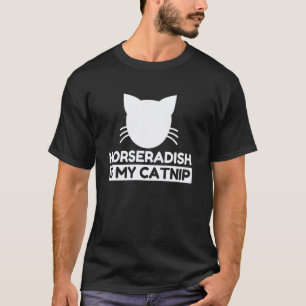 Camiseta Amante del rábano picante Gato divertido y lindo