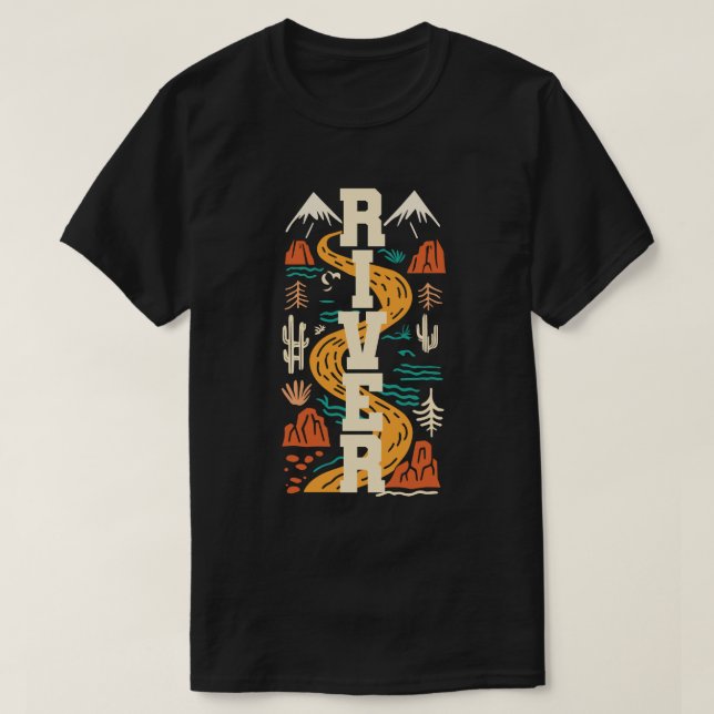 Camiseta Amante del Río (Diseño del anverso)
