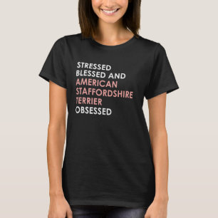 Camiseta Amante del Staffordshire Bull Terrier Leal Fuerte 
