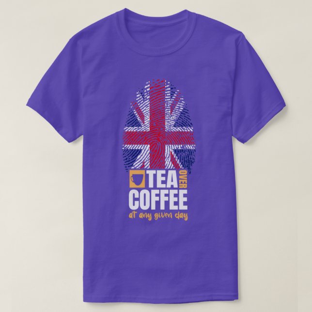 Camiseta Amante del té 10 (Diseño del anverso)