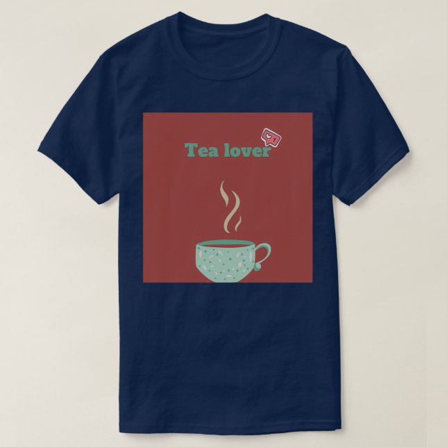 Camiseta Amante del té 12 (Diseño del anverso)