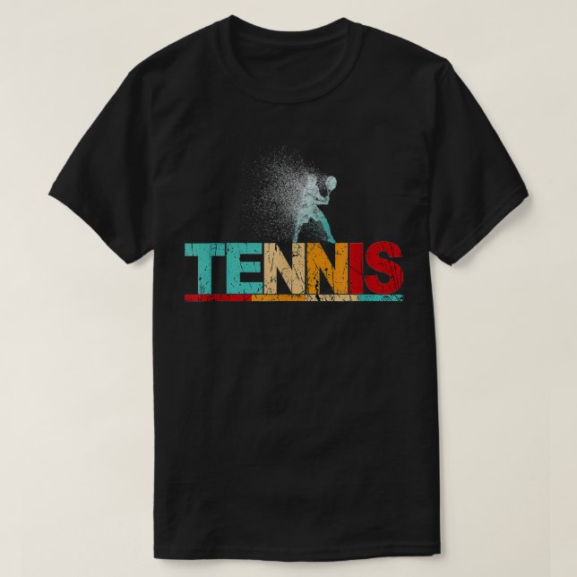Camiseta Amante Del Tenis Y Jugador Profesional Del Tenis1 (Diseño del anverso)