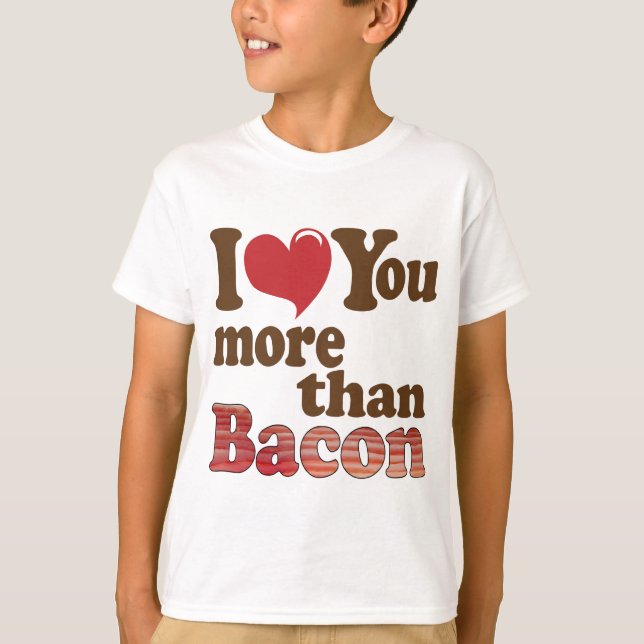 Camiseta Amante del tocino (Anverso)