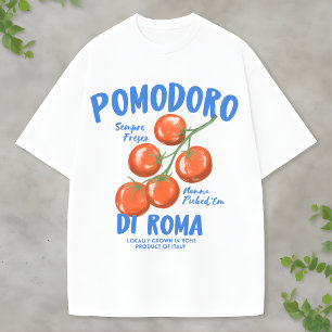Camiseta Amante del Tomate Italiano Pomodoro di Roma Vintag