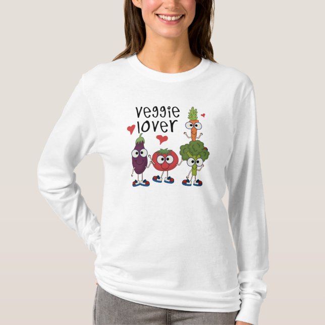 Camiseta Amante del Veggie (Anverso)