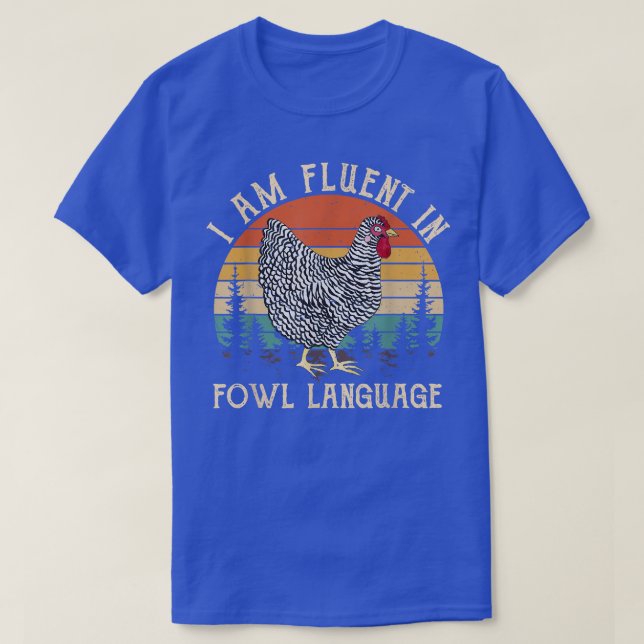 Camiseta Amante Del Whisperer De Pollo Soy Fluido En Lengua (Diseño del anverso)