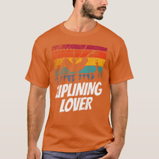 Camiseta Amante del ziplining Pasatiempo de zipline Deporte