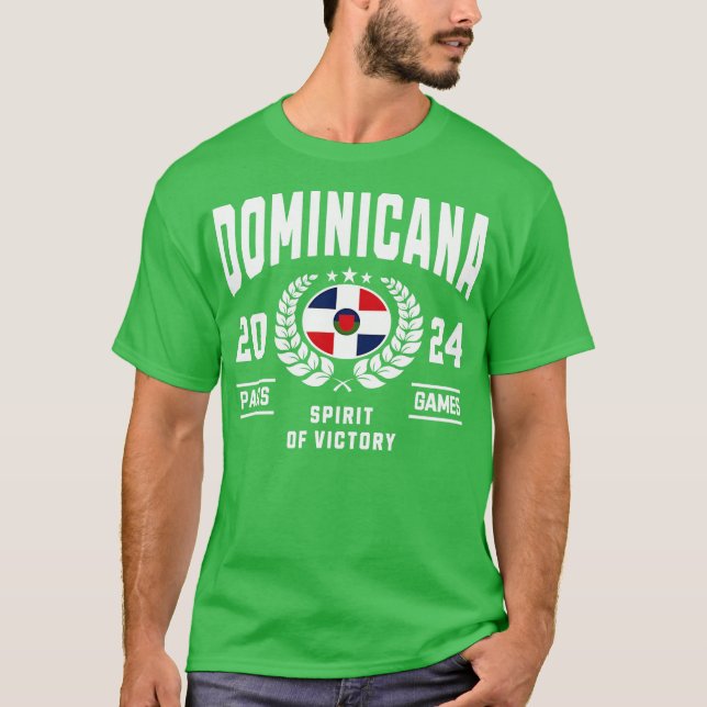 Camiseta Amante deportivo Dominicana 2024 (Anverso)
