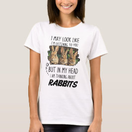Camiseta Amante Divertido de Conejos