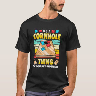 Camiseta Amante Divertido de Cornhole Juego Retro al Aire L