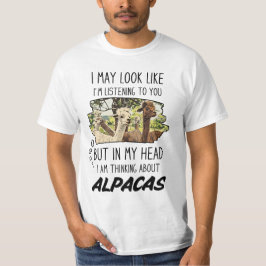Camiseta Amante divertido de la Alpaca