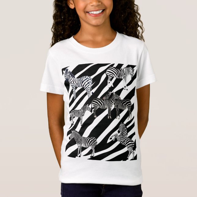 Camiseta Amante divertido de las cebras (Anverso)