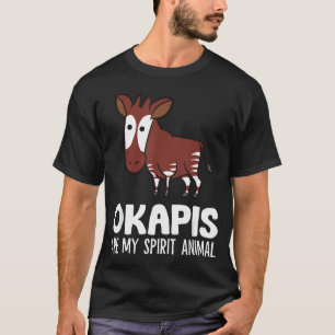 Camiseta Amante Divertido de Okapi Okapis es Mi Espíritu