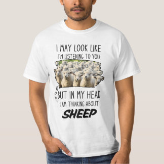 Camiseta Amante Divertido de Ovejas
