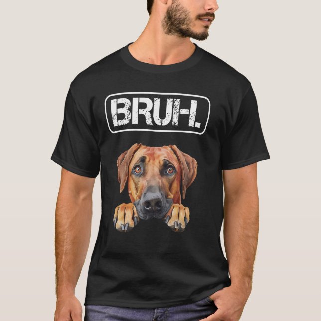 Camiseta Amante Divertido De Perro Rhodesian Ridgeback (Anverso)
