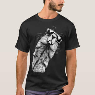 Camiseta Amante divertido del día de la marmota Marmota Día