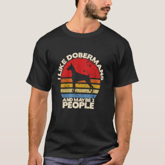 Camiseta Amante Divertido del Doberman, Dueño de Doberman, 