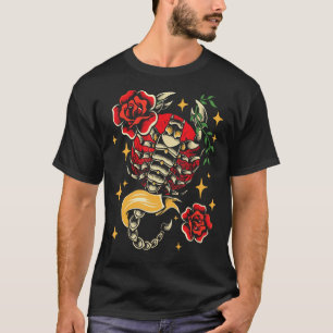 Camiseta Amante Escorpión Estético - Escorpio Zodiaco Arach