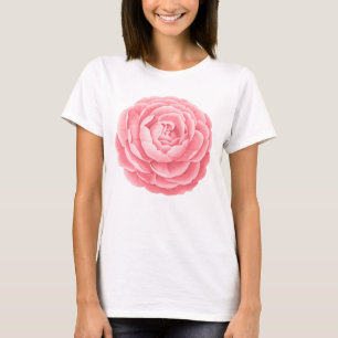 Camiseta Amante floral rosa