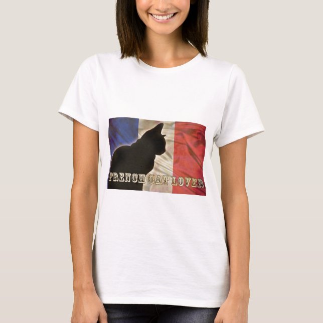 CAMISETA AMANTE FRANCÉS DEL CAT (Anverso)