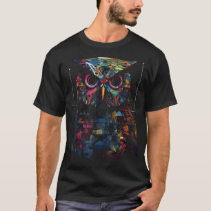 Camiseta Amante Geométrico De Animales De Leche - Arte De A
