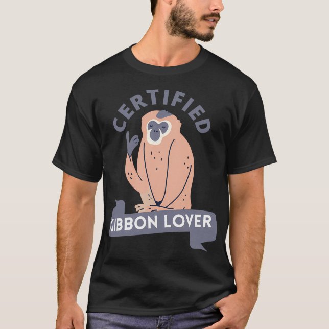 Camiseta Amante Gibbon certificado (Anverso)