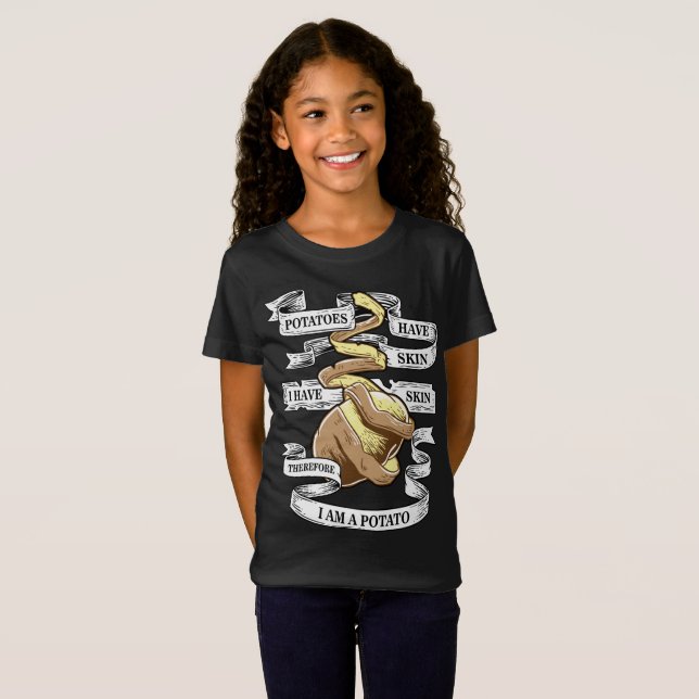 Camiseta Amante gráfico de la patata del regalo de la (Anverso completo)