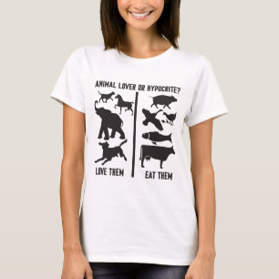 Camiseta ¿Amante o hipócrita animal?