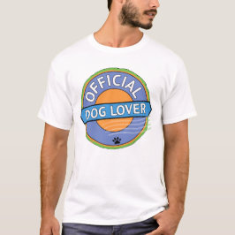 Camiseta Amante Oficial de Perros