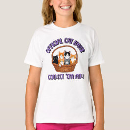 Camiseta Amante Oficial del Gato - Recolectar ‘Todos