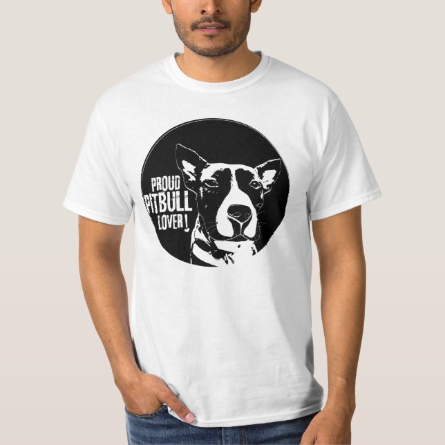 CAMISETA AMANTE ORGULLOSO DE PITBULL (Anverso)