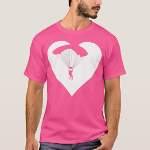 Camiseta Amante Paracaidista Para Mujeres Hombres Que Aman