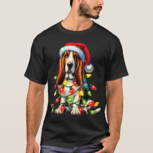 Camiseta Amante Perro Animal Mascota Basset Hound Gorro San