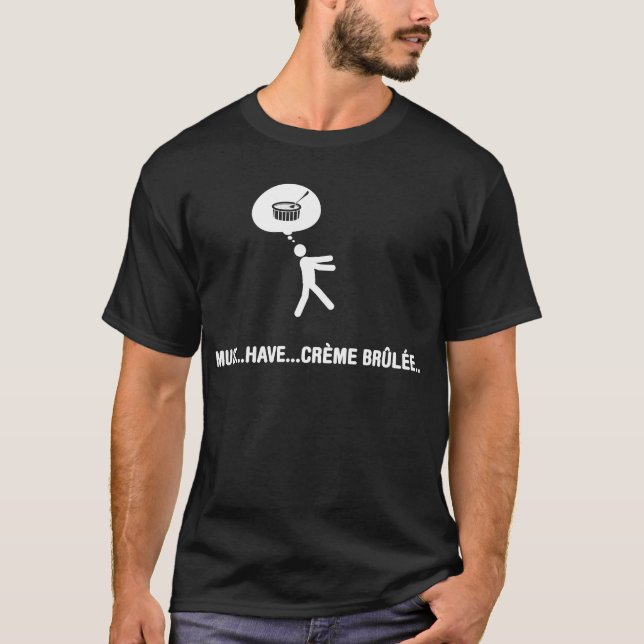 Camiseta Amante quemado de la nata (Anverso)