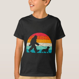 Camiseta Amante Retro Sasquatch Doxie Perro Salchicha Camin